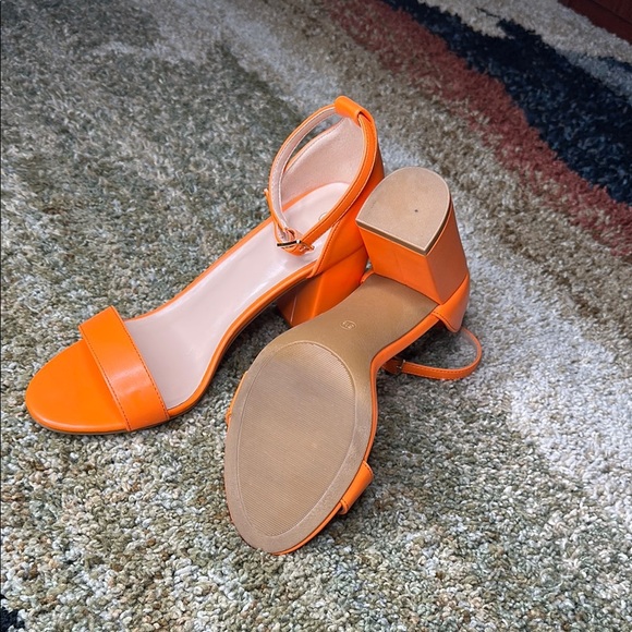 COASIS Women's Chunky Block Heels Open Toe Ankle Strap 3.5" Sandals 8.5 Worn 1X - Picture 5 of 14